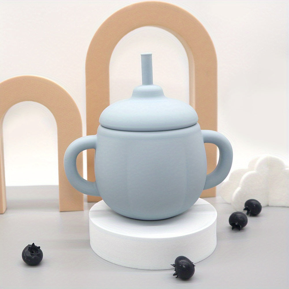 Double Handle Baby Water Cup Straw Cup Leak Proof Anti Choking