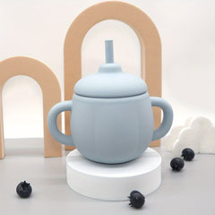 Double Handle Baby Water Cup Straw Cup Leak Proof Anti Choking