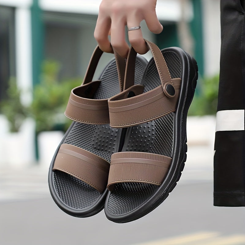 Men's Lightweight Non Slip Sandals Quick Drying Comfy Beach Shoes