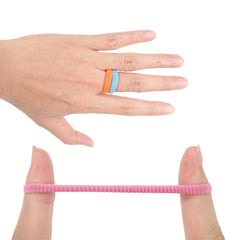 200pcs Vibrant Hair Ties Elastic Ponytail Holders for Girls & Kids