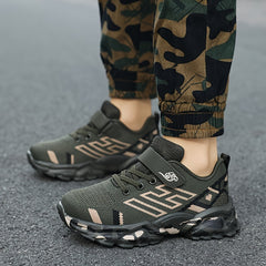 Boys Casual Low Top Woven Shoes Breathable Lightweight Sneakers