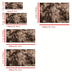 Ultra Soft Plush Rug Coffee Large Non-slip Fluffy Shaggy Area Rug