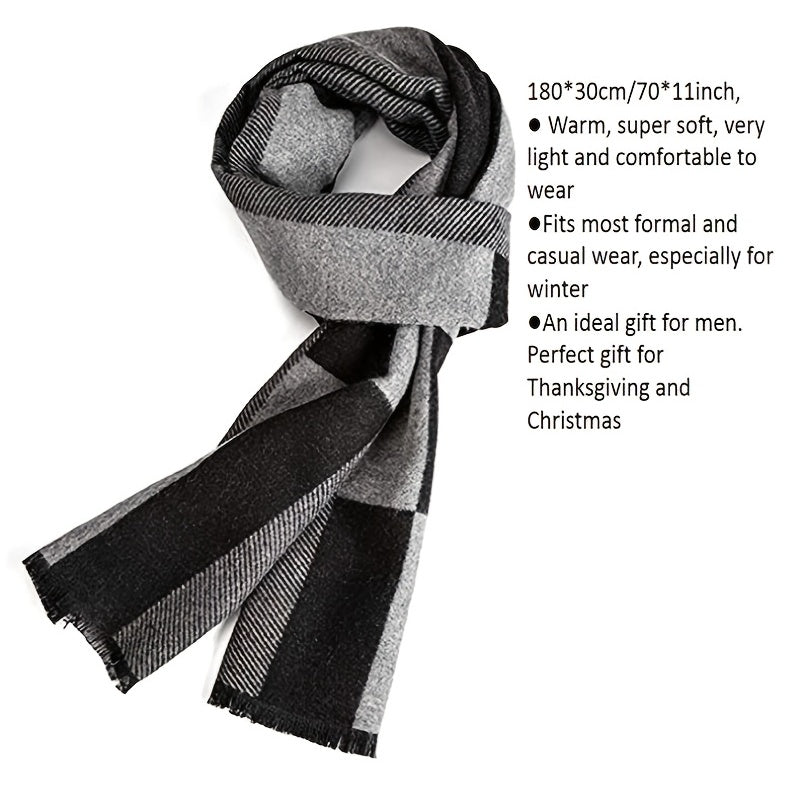 Fashionable Warm Scarf For Men In Cold Weather Christmas