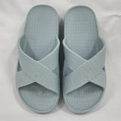 Women's Criss Cross Slides Soft Home Shoes