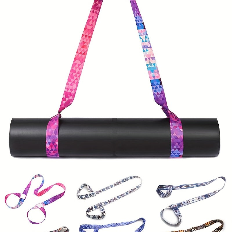 Flexible Yoga Mat Strap for Easy Storage & Improve Practice