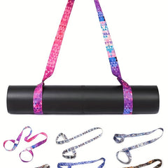 Flexible Yoga Mat Strap for Easy Storage & Improve Practice