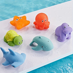 Bath Toy Lion Spray Net Fishing Shark Children's Animal Pinch Fun