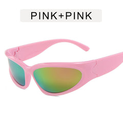 Steampunk Wrap Around Sunglasses Futuristic Goggles