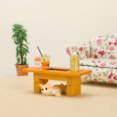 Mini Dollhouse Coffee Table Scene Decor