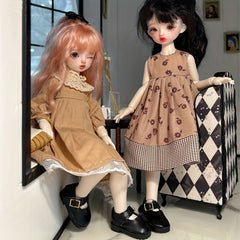 6-Piece Vintage Doll Skirt Costume Set for 11.8" Dolls