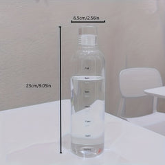 500ml Leakproof Time Scale Water Cup Portable Plastic Bottle