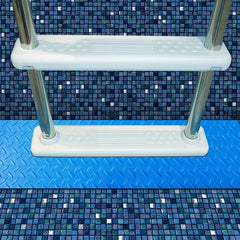 Non Slip Pool Ladder Pad for Above Ground Pools - Prevents Slips & Liner Damage