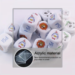 2pcs Party Game Dices for Table Board Games Bars and Clubs