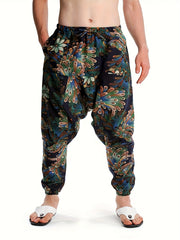 Men's Bohemian Harem Pants Beach Yoga Trousers