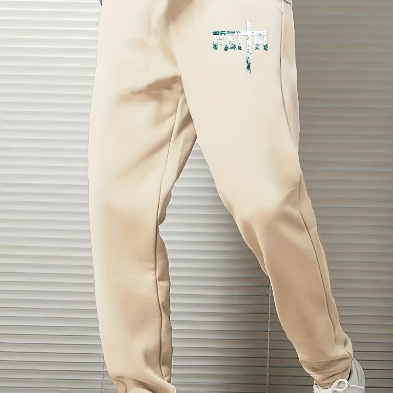 FAITH Men's Drawstring Sweatpants Casual Jogger Pants