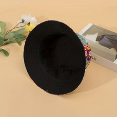 Ethnic Style Double Sided Sunshade Fishing Hiking Hat