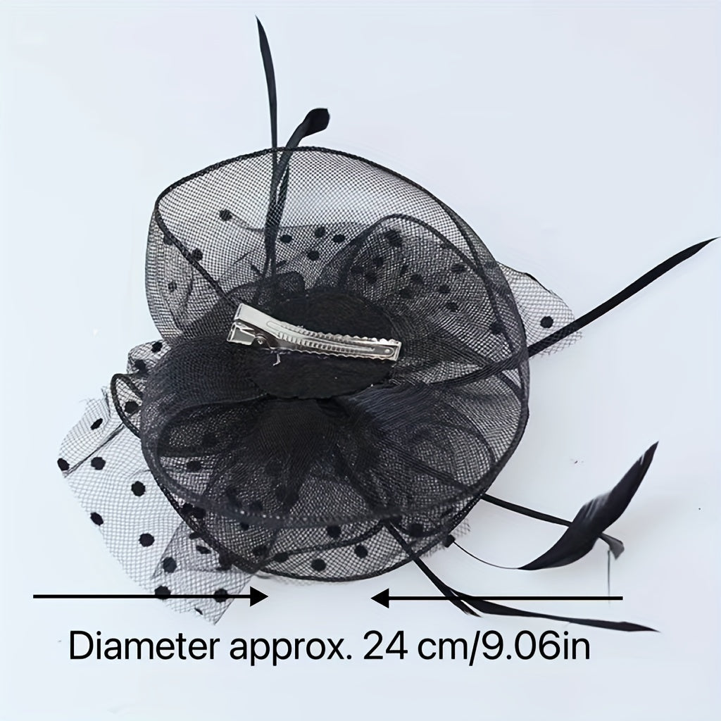 Female Mysterious Gauze Hair Clip Lady Hair Accessories Headband