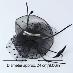 Female Mysterious Gauze Hair Clip Lady Hair Accessories Headband