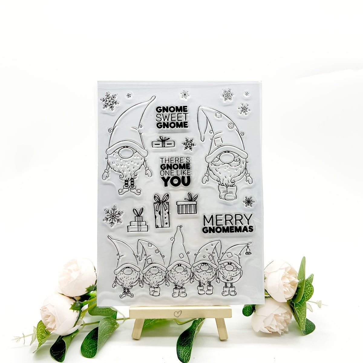 Christmas Stamp Painting DIY Scrapbooking Decoration Silicone Transparent Stamp