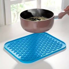 Non Slip Silicone Mat Heat Resistant Coaster Placemat Pot Mat Table Mat