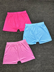 3 Packs Colorblock Yoga Shorts for Women