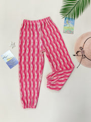 Girls Casual Elastic Waist Anti-mosquito Pants Kids Outwear Pants
