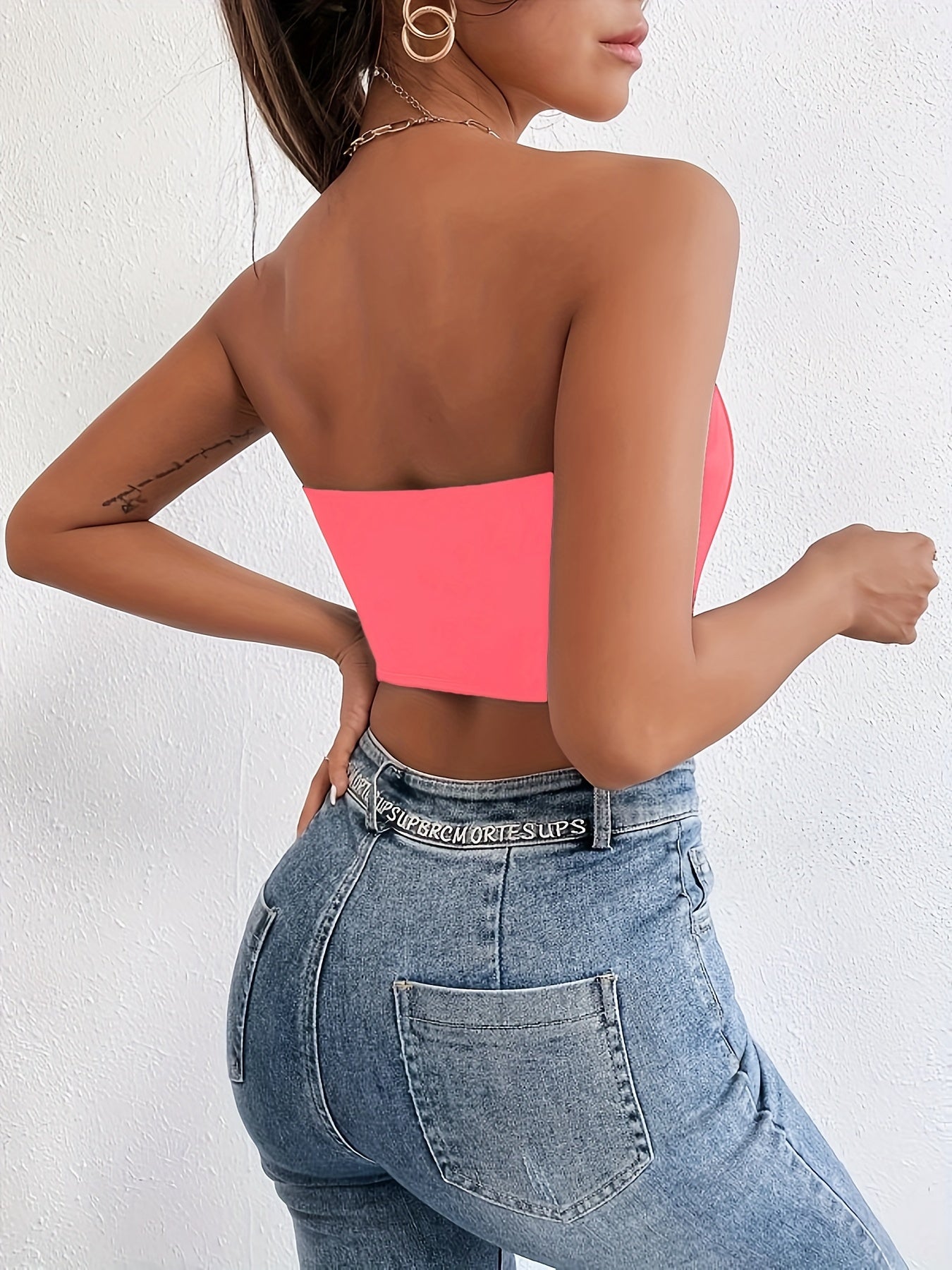 Off Shoulder Corset Top Sleeveless Sexy Bodycon