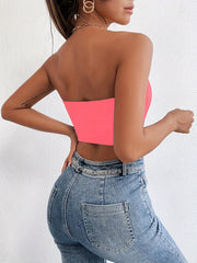 Off Shoulder Corset Top Sleeveless Sexy Bodycon
