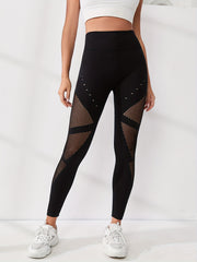 Hollow Out Leggings Sports Yoga Trousers Women's Activewear