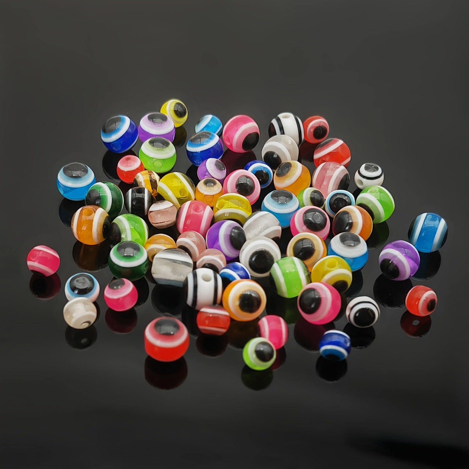 Fishing Beads Kit 6mm & 8mm Round Beads for Saltwater & Freshwater Rigs
