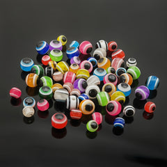 Fishing Beads Kit 6mm & 8mm Round Beads for Saltwater & Freshwater Rigs