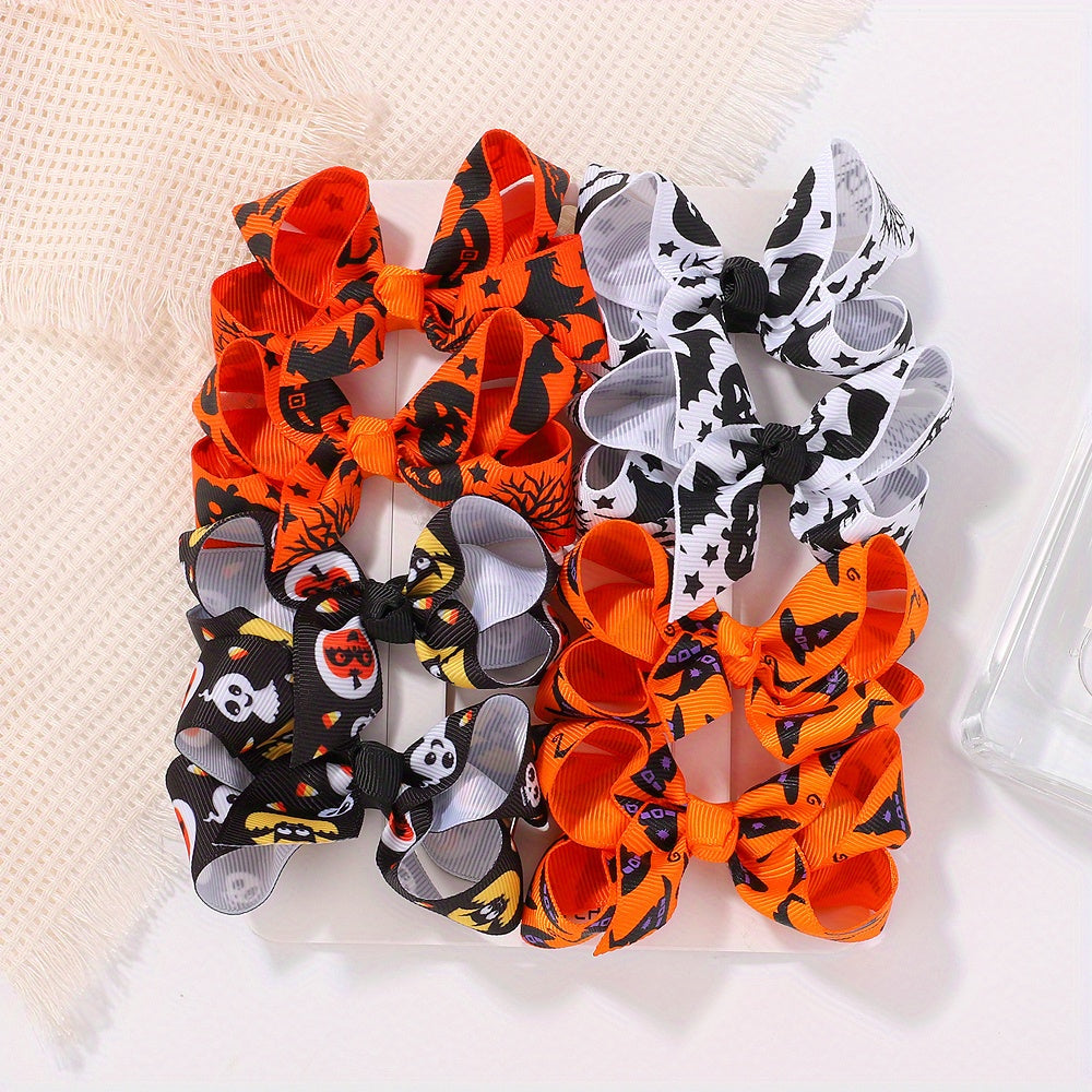 8pcs Cartoon Hair Clip Sets for Baby Girls