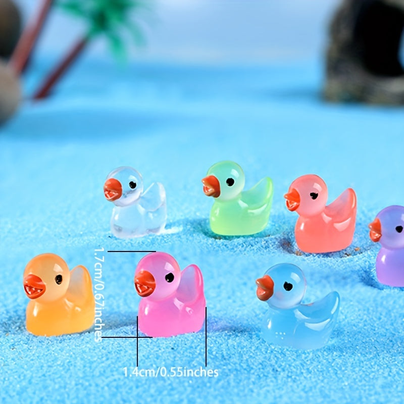 16pcs Luminous Duck Shoe Charms for Sandals Clogs - Brighten Your Steps