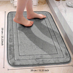 Non Slip Memory Foam Bath Rug Quick Dry Soft Comfortable Bathing