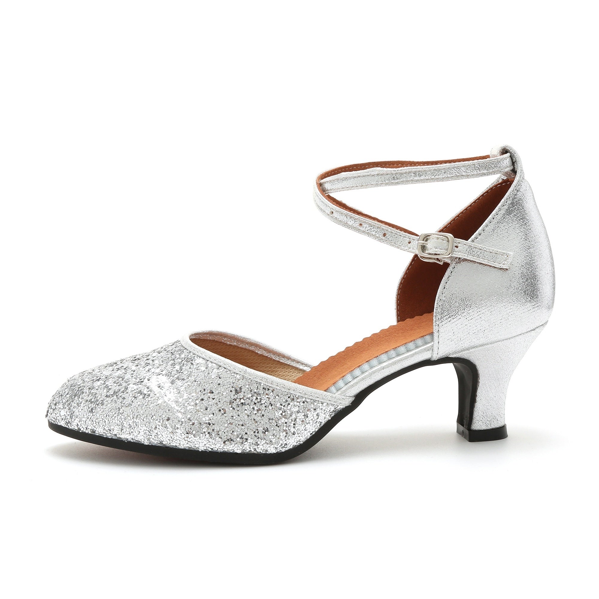 Sequins PVC Dance Shoes Stiletto Heeled Sandals Party Wedding Footwear