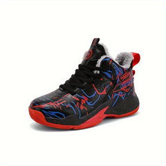 Kids' High Top Basketball Shoes Non Slip Sneakers