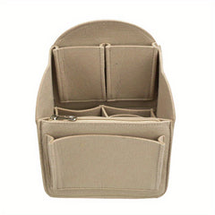 Large Capacity Cosmetic Bag Travel Organizer Felt Makeup Organizer