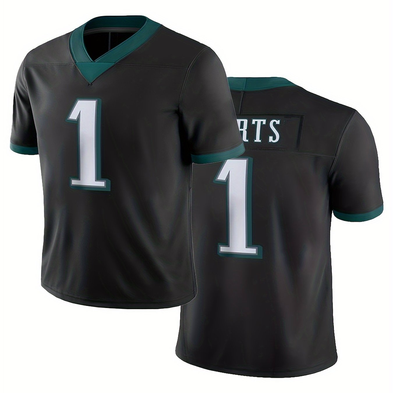 Boys Breathable Rugby Jersey Short Sleeves American Football Shirt