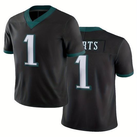 Boys Breathable Rugby Jersey Short Sleeves American Football Shirt