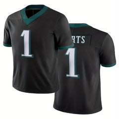 Boys Breathable Rugby Jersey Short Sleeves American Football Shirt