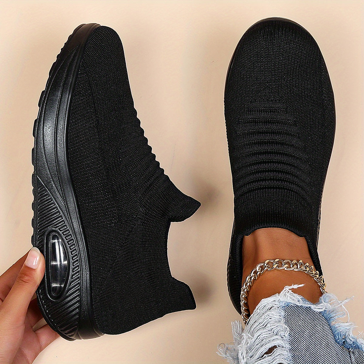 Women's Air Cushion Breathable Slip On Sneakers