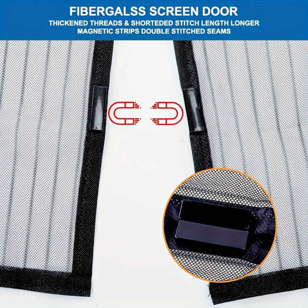 1pc 4 Sizes Magnetic Mosquito Net Insect Proof Door Curtain Mesh