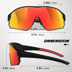 EYEOJO UV Polarized Sunglasses for Cycling and Sports