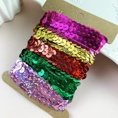 DIY Colorful Sequin Strips 9 14m Card