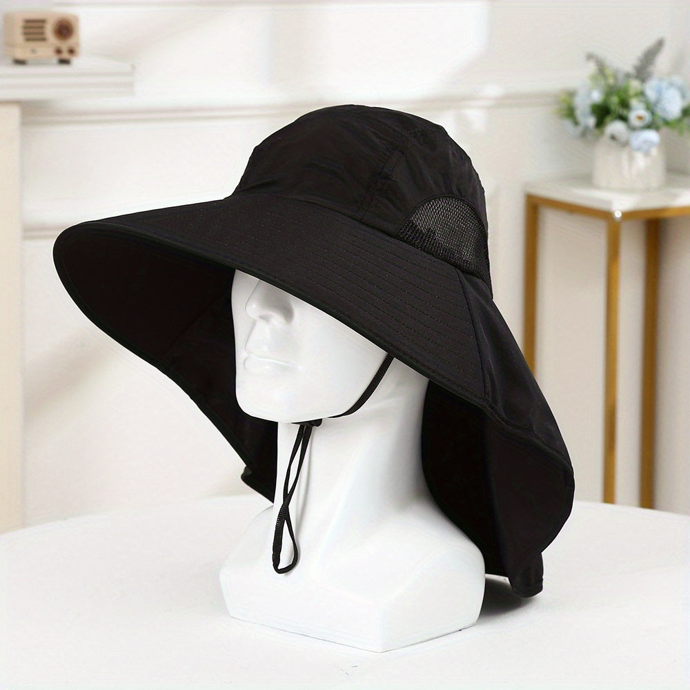 Adjustable Sun Hat UV Protection Wide Brim Safari Fishing
