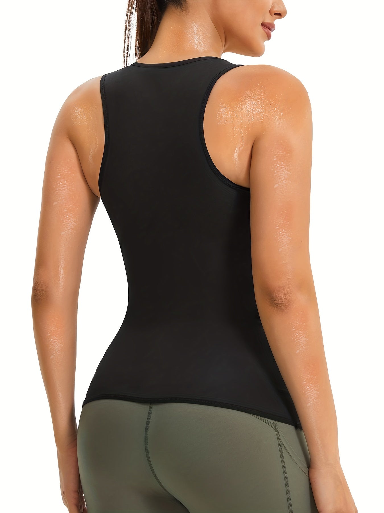 Open Bust Shaping Tank Tops Waist Trainer Tummy Control Slimmer Top