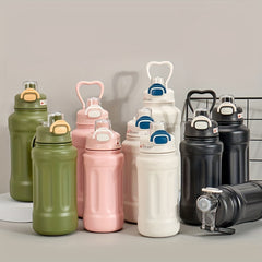 Large Capacity Stainless Steel Water Bottle 20oz-33oz Insulated Portable Outdoor