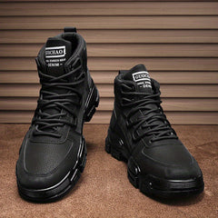 Men's Hiking Ankle Boots Lace up Boots Casual Walking Shoes