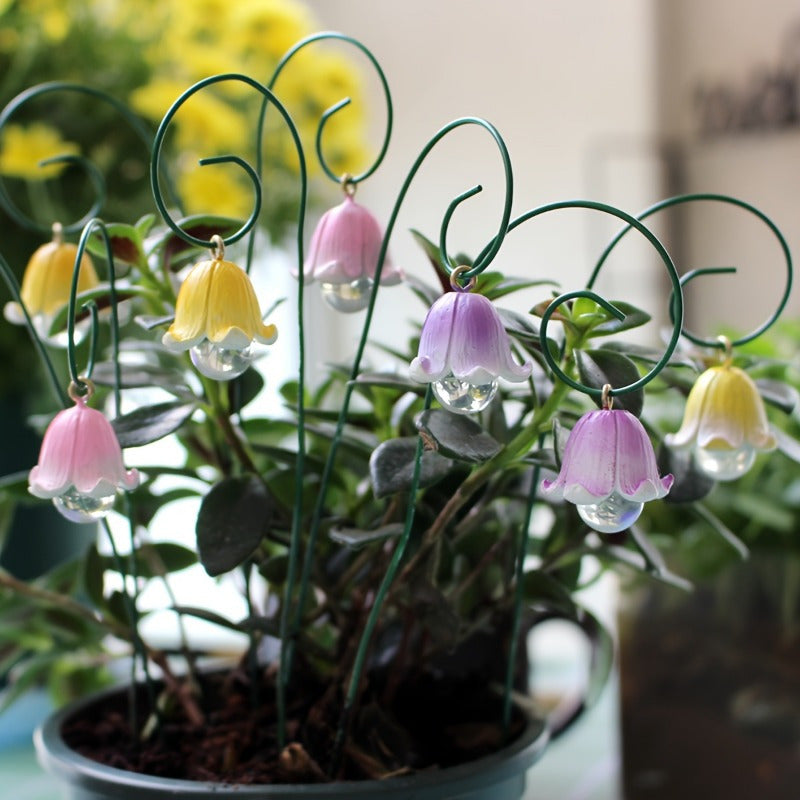 Handcrafted Lily of the Valley Resin Garden Arrangement