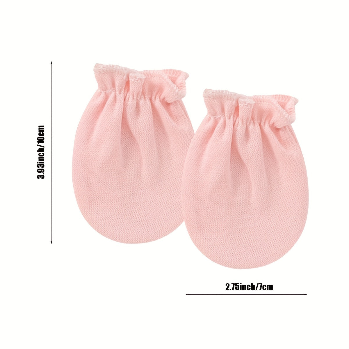 6 Pairs Newborn Baby Mittens Infant Toddler Gloves No Scratch Mittens